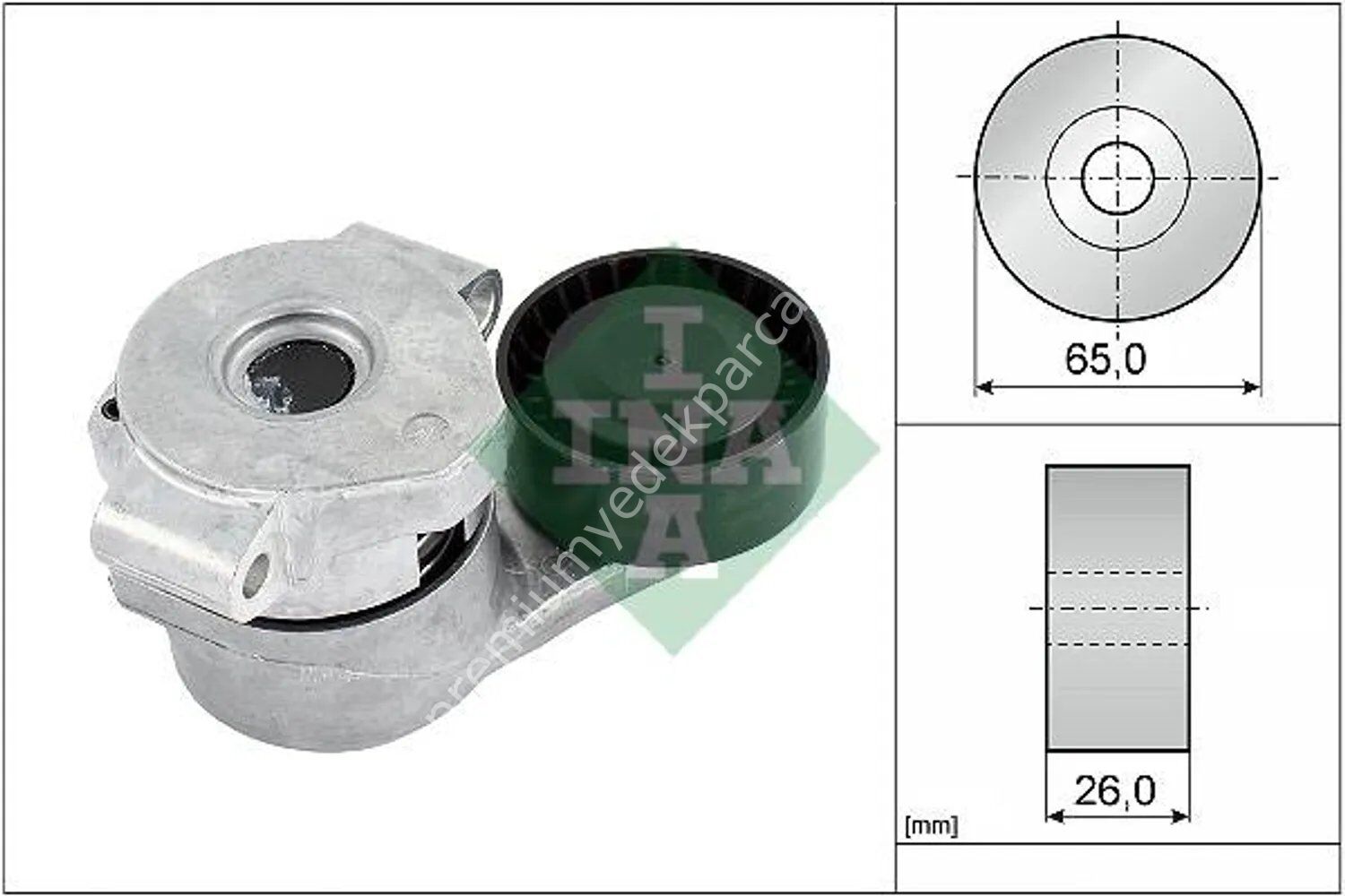 INA 534 0308 10 V Kayış Gergisi Komple