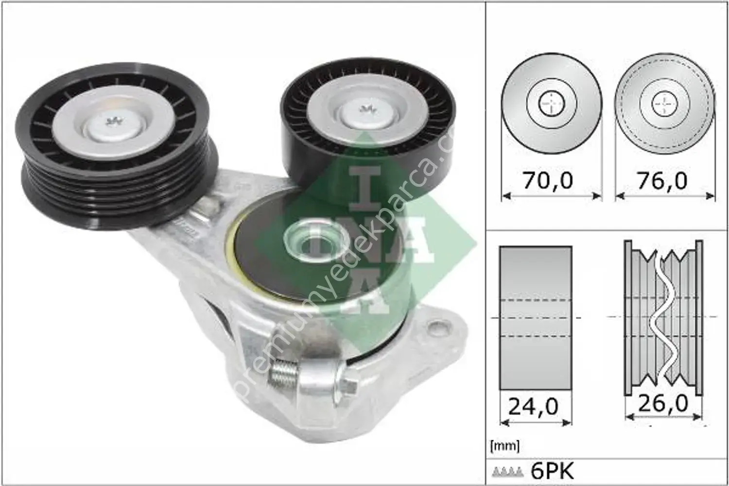 INA 534 0309 10 V KAYIS GERGISI KOMPLE