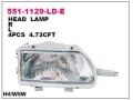 DEPO DPO-551-1129L-LD-E Sol Ön Far Lambası R9 1998->