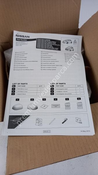 KE9603N010RD - kapak, dış ayna