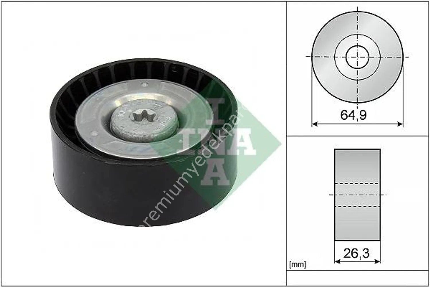 INA 532 0905 10 V Kayış Gergi Rulmanı