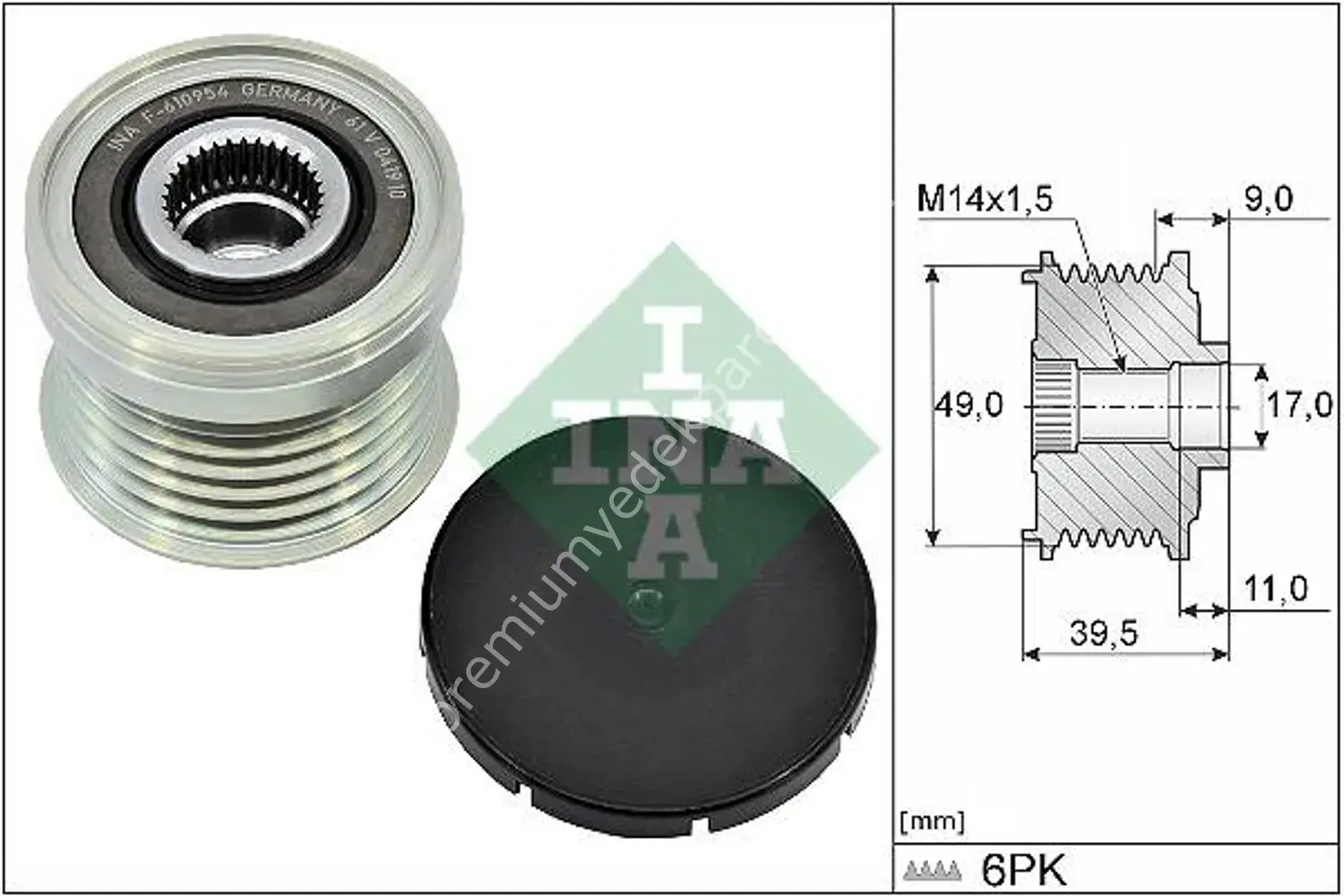 INA 535 0361 10 ALTERNATÖR KASNAGI