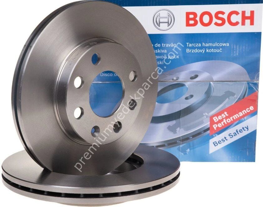 BOSCH 0986479103 Fren Dıskı Ön Hava Kanallı Clıo Iıı Modus 1.2 16v D4f 1.4 16v K4j 1.5 K9k Megane Iı 1.4 16v K4j Nıssan Mıcra-k12 03/10/note 07