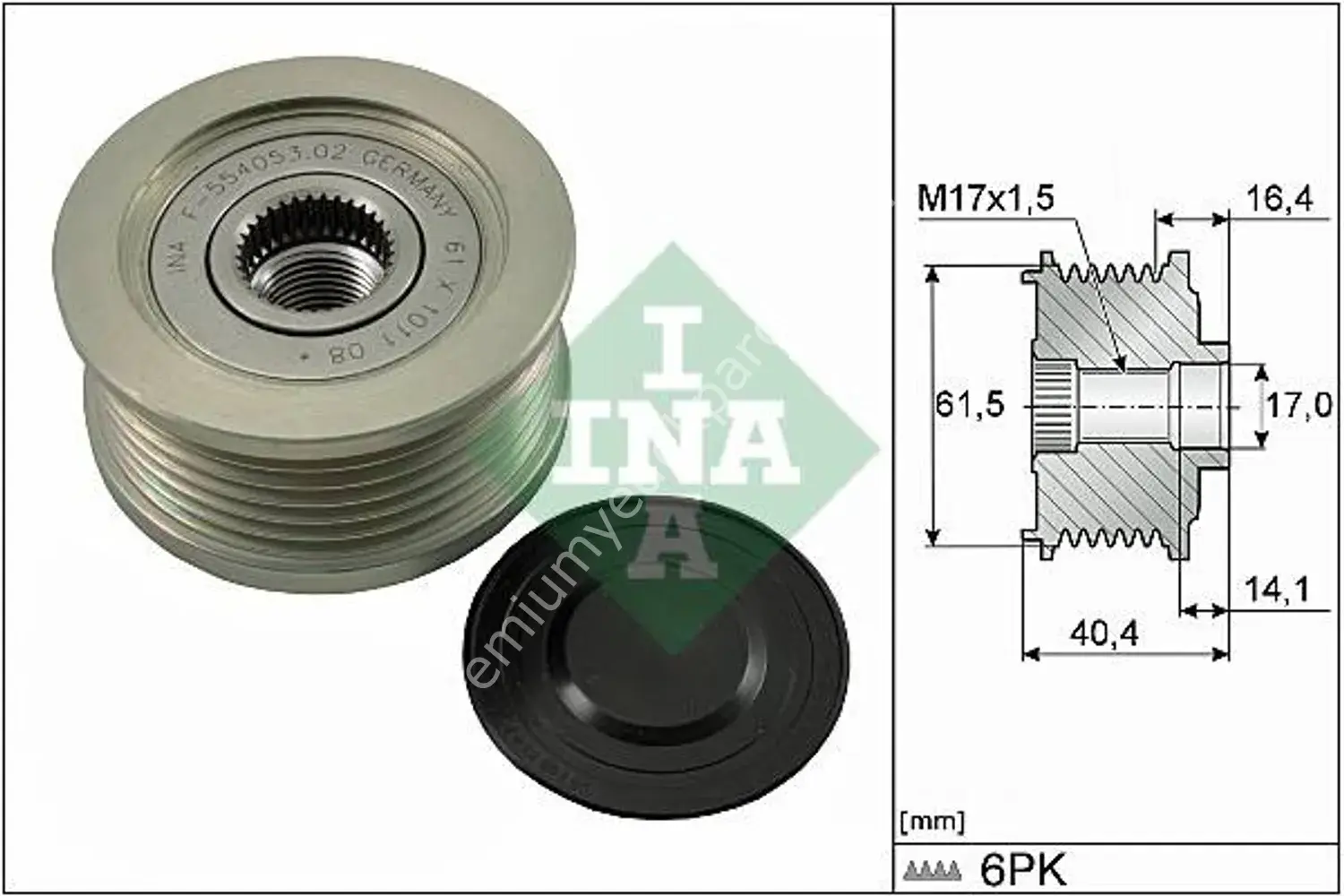 INA 535 0115 10 ALTERNATÖR KASNAGI