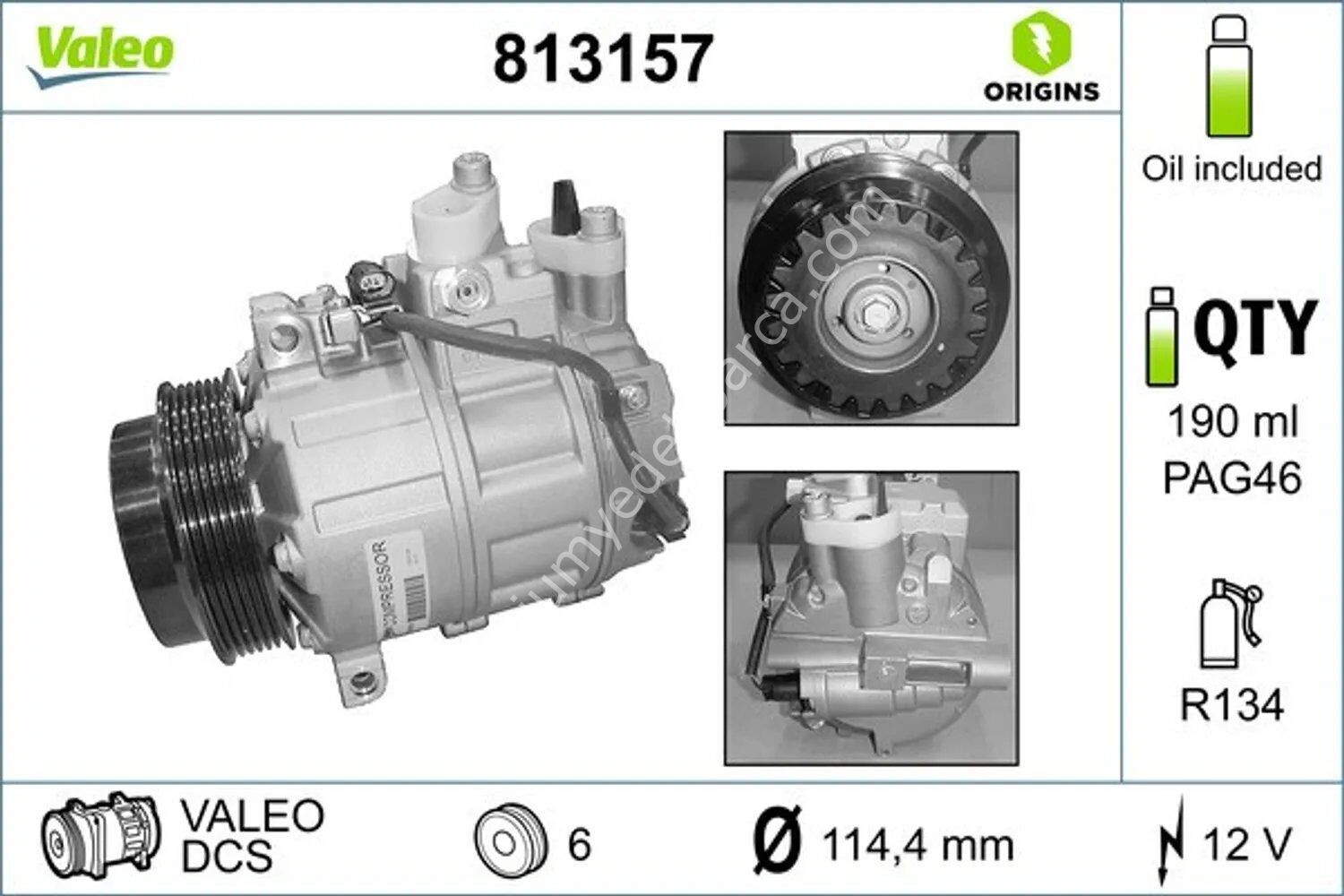 VALEO 813157 Klıma Kompresörü