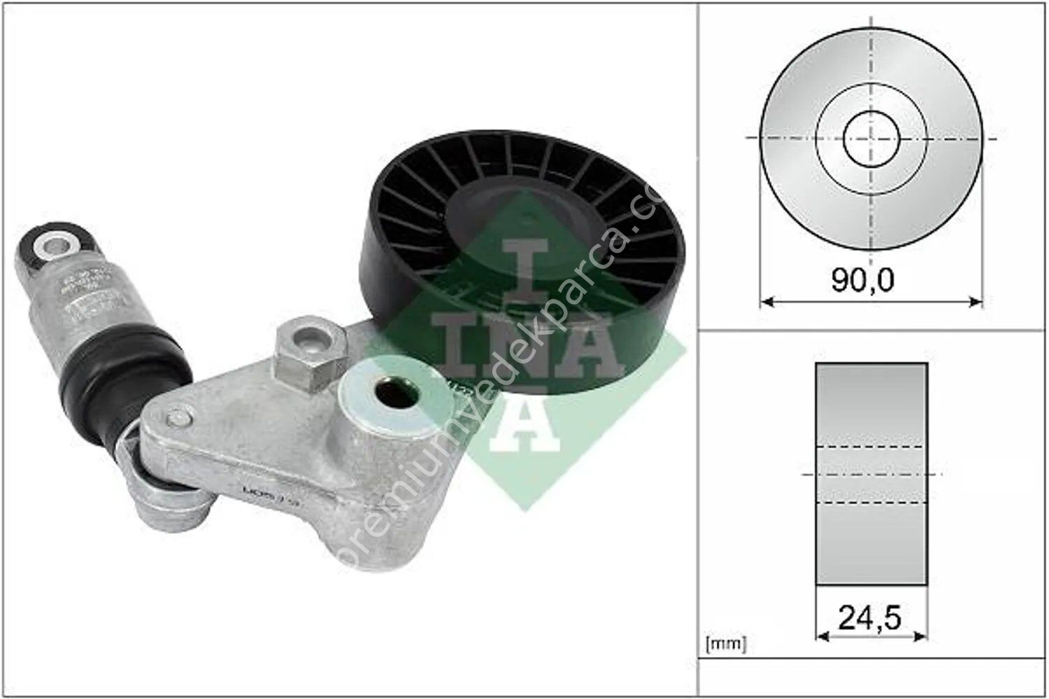 INA 534 0033 10 V Kayış Gergi Rulmanı