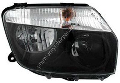 DEPO DPO-551-1186R-LDEM2 Sağ Far Lambası Manuel Sıyah Cercevelı Duster I (2010-2012)