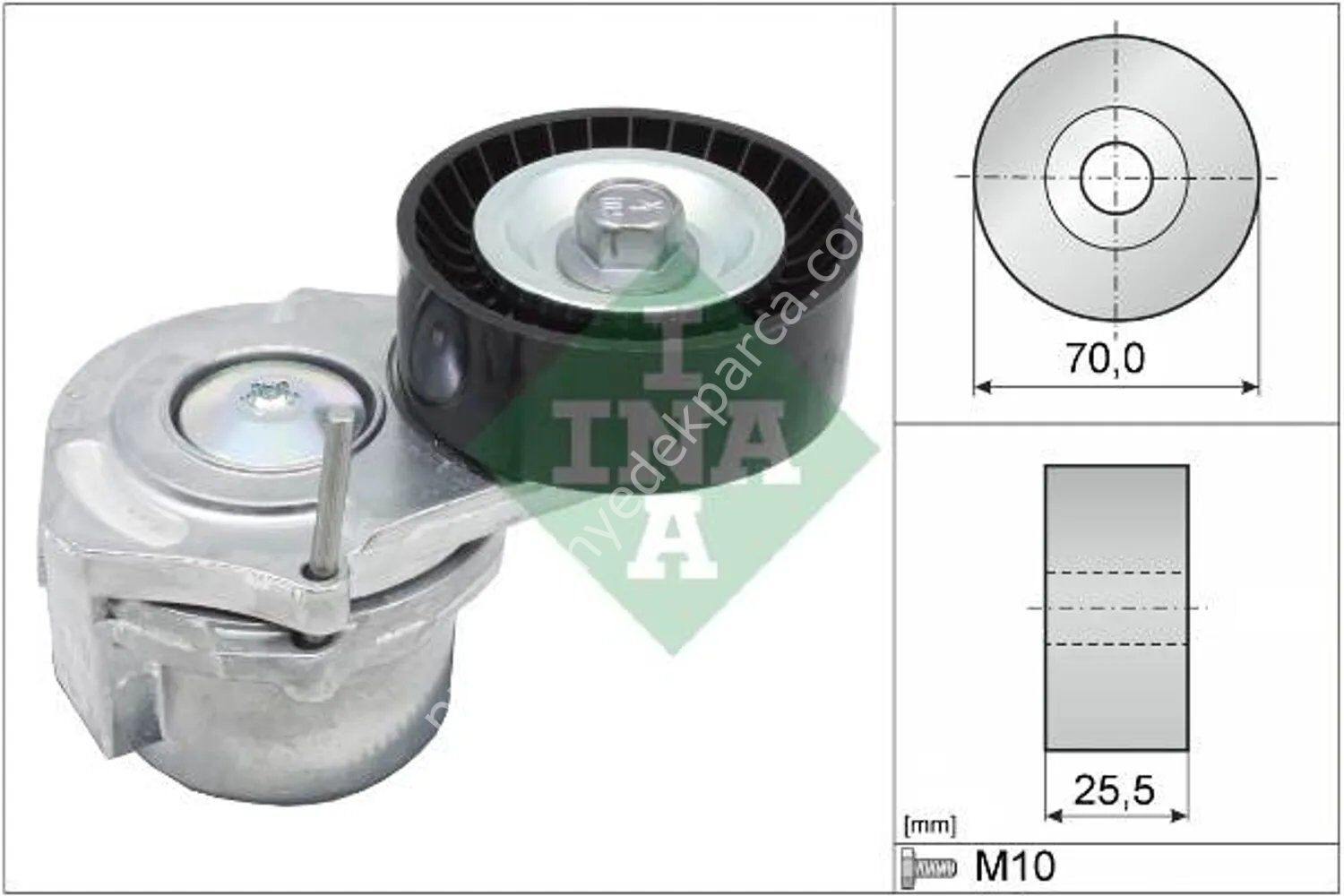INA 534 0438 10 V Kayış Gergi Rulmanı