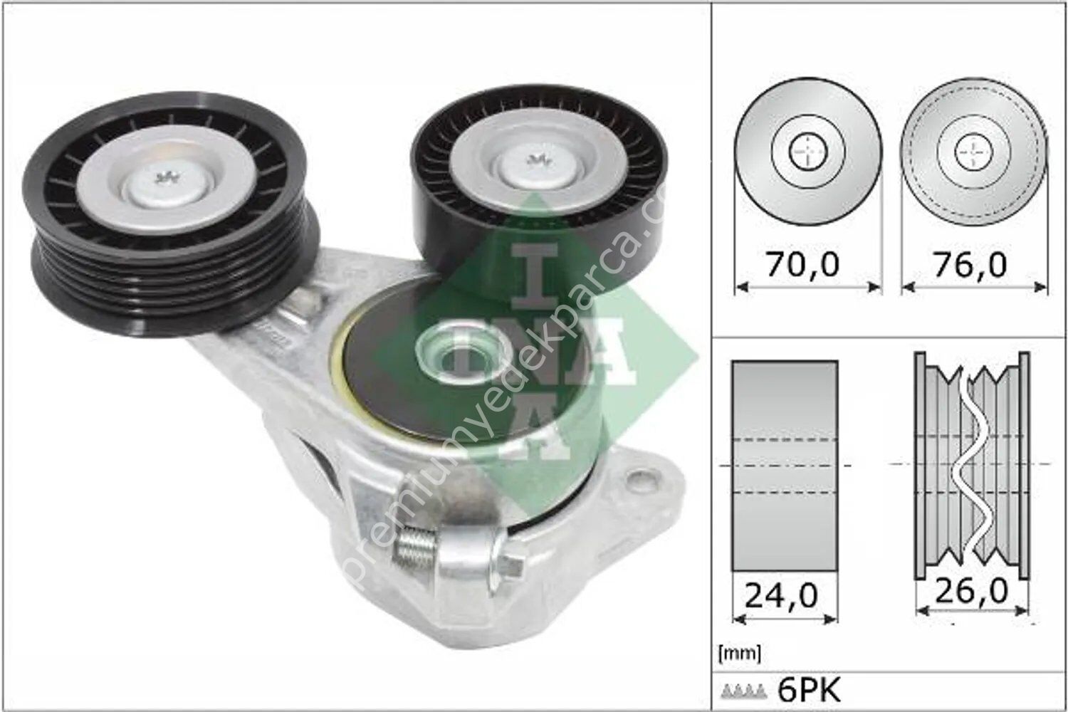 INA 534 0309 10 V Kayış Gergisi Komple