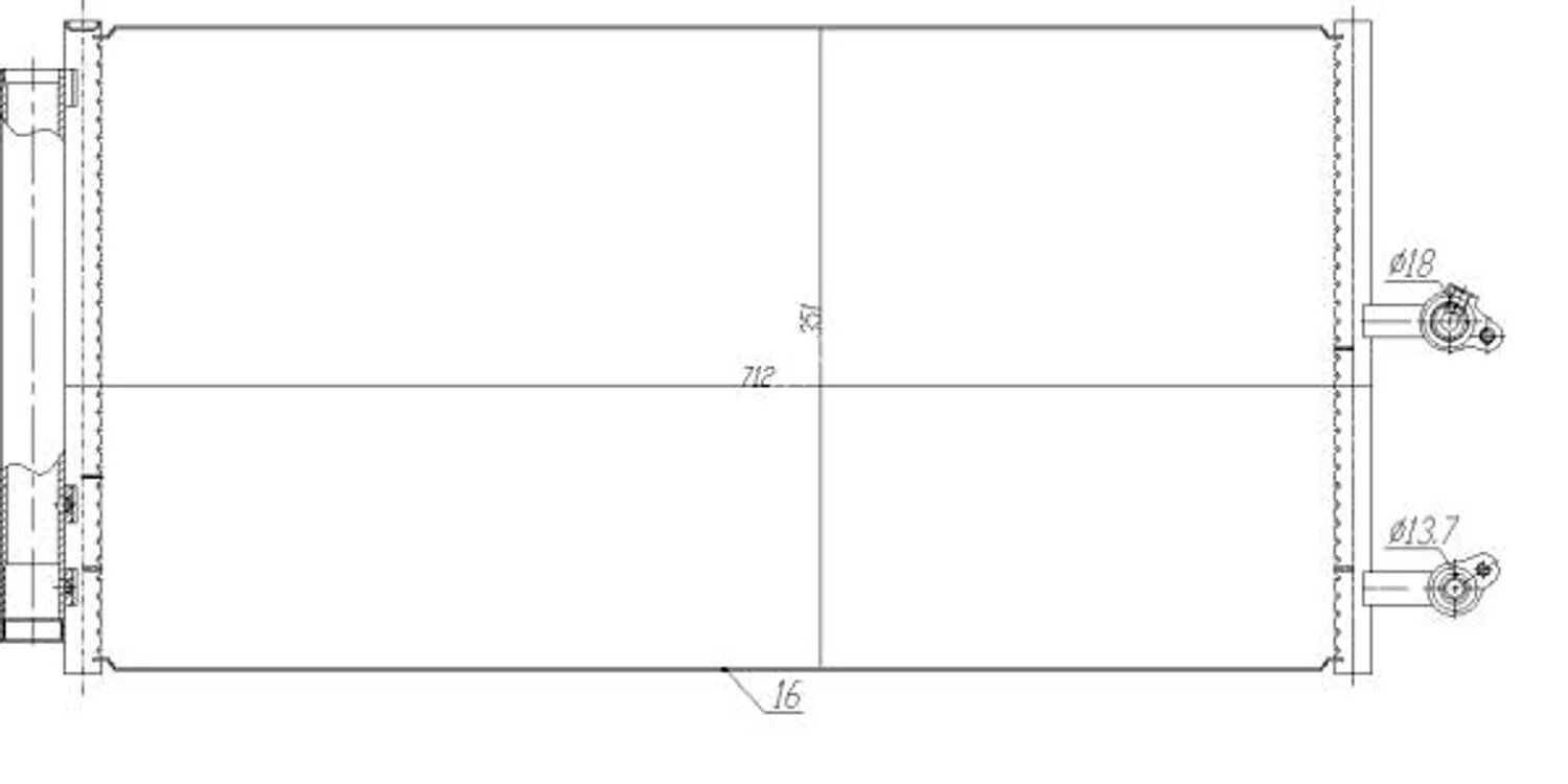 NRF 350470 Klıma Radyatörü