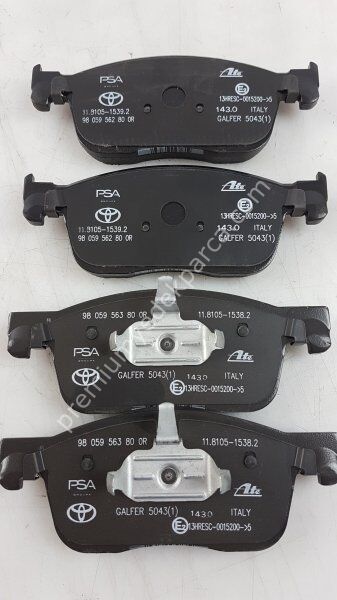 PEUGEOT/CITROEN 10810118 Fren Balata Seti