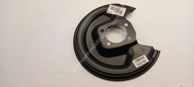 TOYOTA 5863430 Sıçrama Paneli, Fren Diski