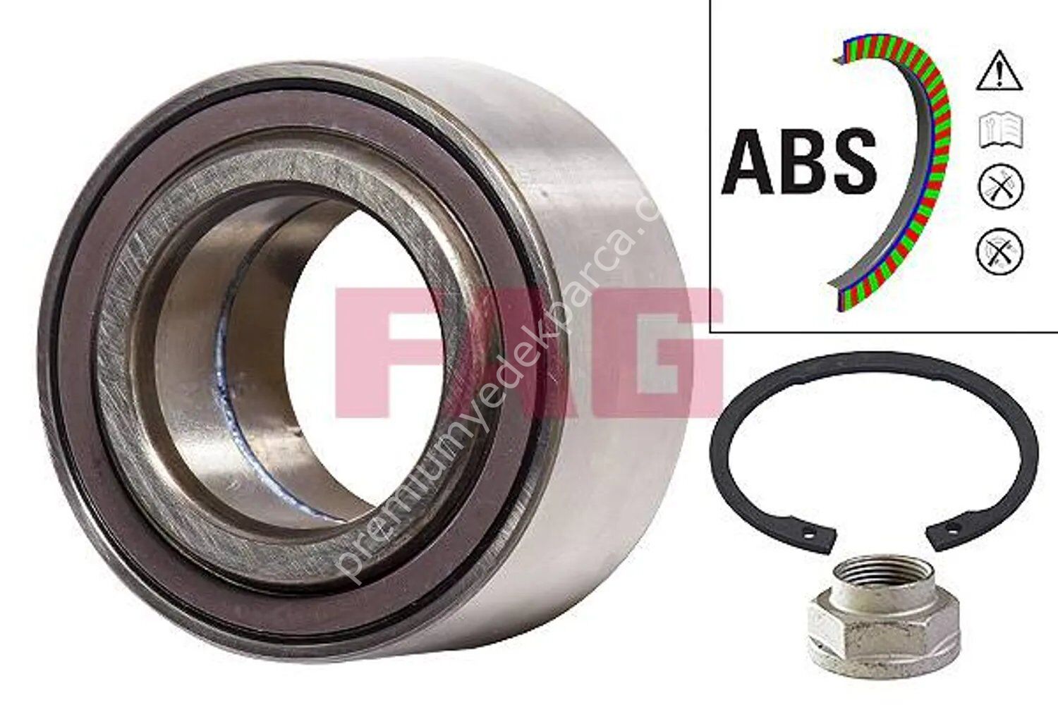 FAG 713 6404 90 Teker Rulmanı Ön