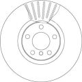 TRW DF4853S Fren Dıskı Ön