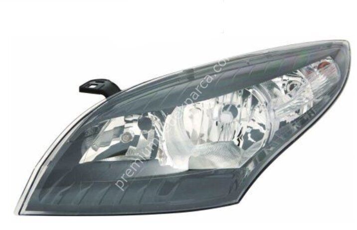 DEPO 551-1178LMLDEM2 Sol Ön Far Lambası Sıyah Megane Iıı (2008-2012)