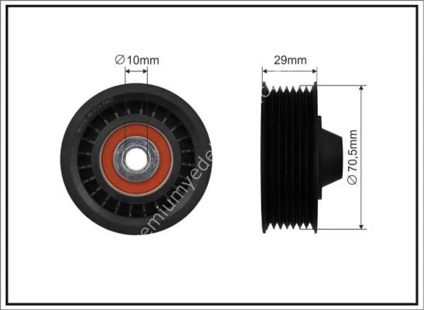 BMW PQG500250 V KAYIS GERGISI KOMPLE