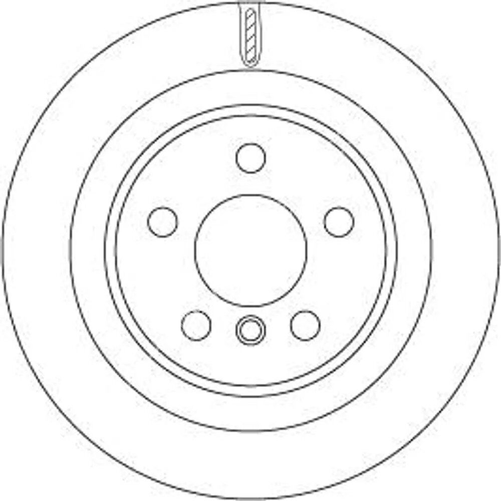 TRW DF6755 Fren Dıskı Arka