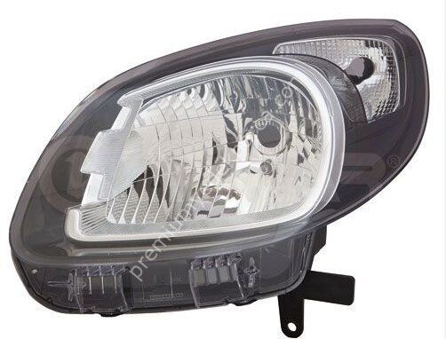 AYFAR 202316 Sağ Far Lambası Motorlu Sıyah Cercevelı Kangoo Iıı (2013-2020)