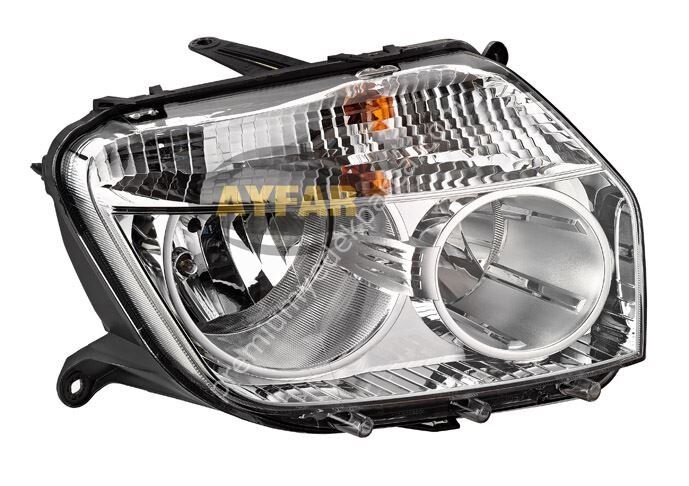 AYFAR 404522 Sağ Far Lambası Manuel Krom Cercevelı Duster I (2009-2012)