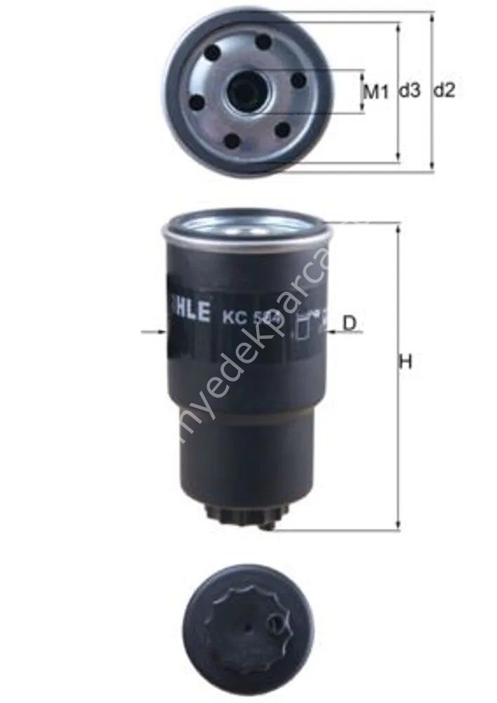 MAHLE KC5 Yakıt Filtresi