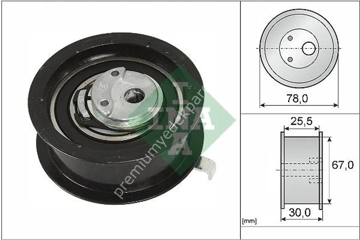 INA 531 0251 30 EKSANTRIK GERGI RULMANI